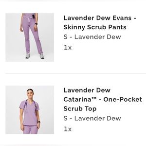 FIGS: Limited time color, Lavender Dew, Size S